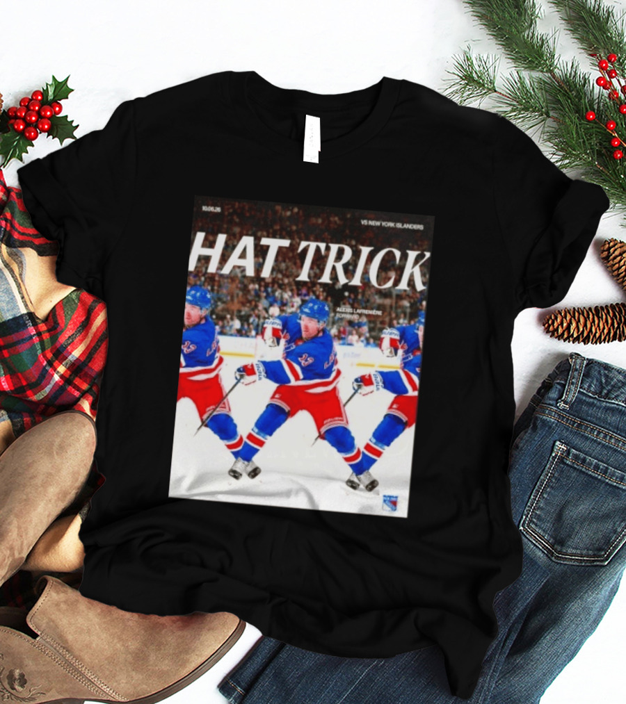 Alexis Lafrenière Hat Trick NY Rangers Vs New York Islanders 10.06.23 Forward T-Shirt