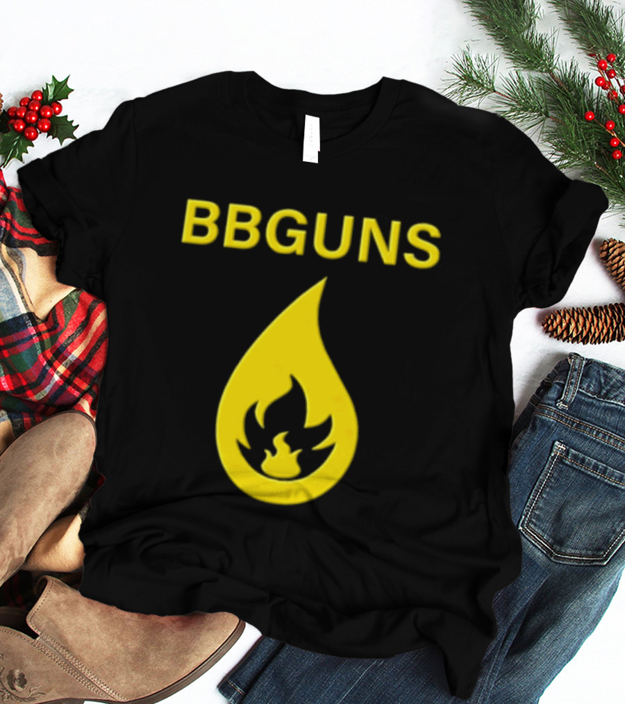 BBGUNS Yellow Flame T-Shirt