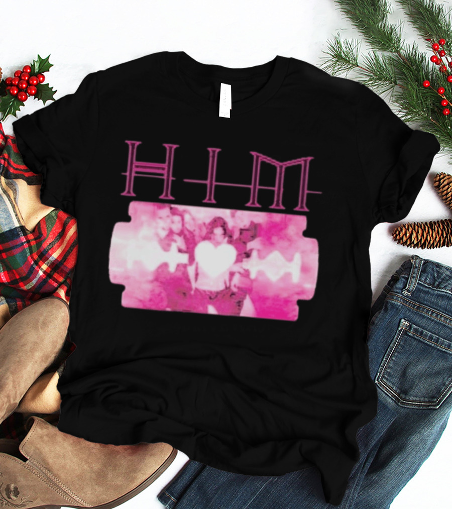 HIM Band Heartagram Razorblade Romance Ville Valo T-Shirt