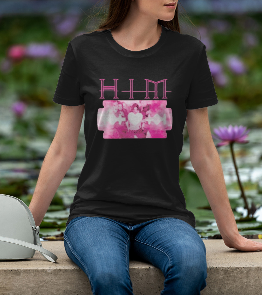 HIM Band Heartagram Razorblade Romance Ville Valo T-Shirt