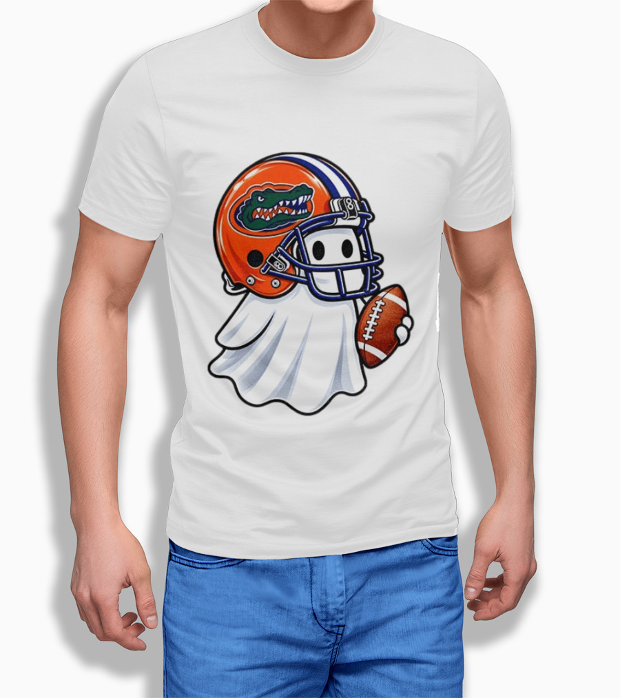 Florida Gators Football Ghost Halloween Fan Gear T-Shirt