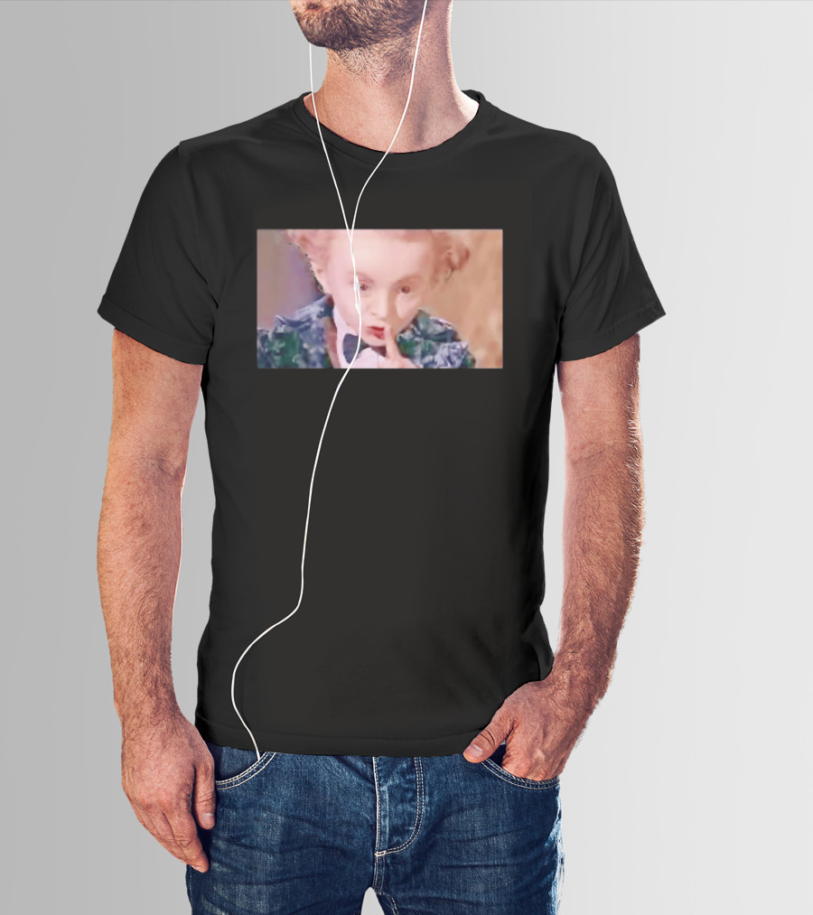 Alice In Wonderland Mad Hatter Mischievous Shh Gesture T-Shirt