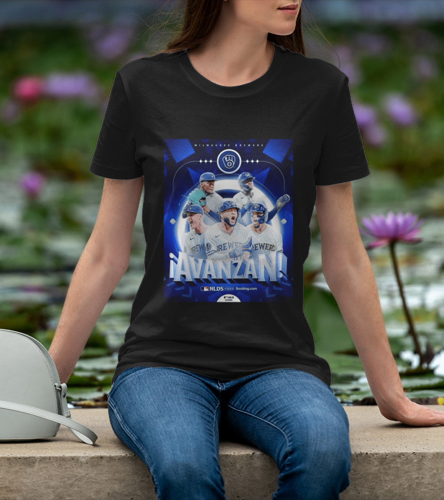 Milwaukee Brewers NLDS 2026 Avanzan MLB Playoffs Celebration T-Shirt