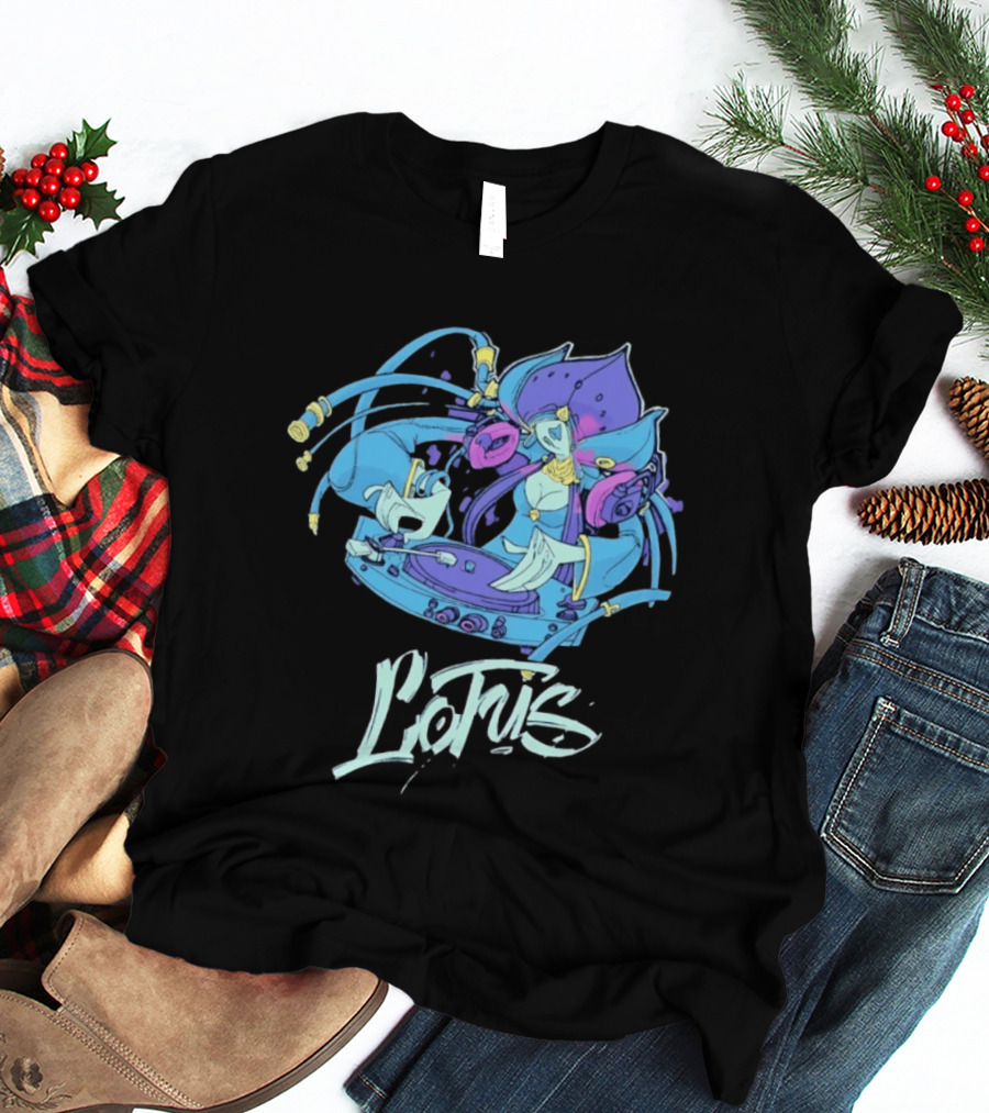 Lotus DJ Warframe Sci Fi Gaming T-Shirt