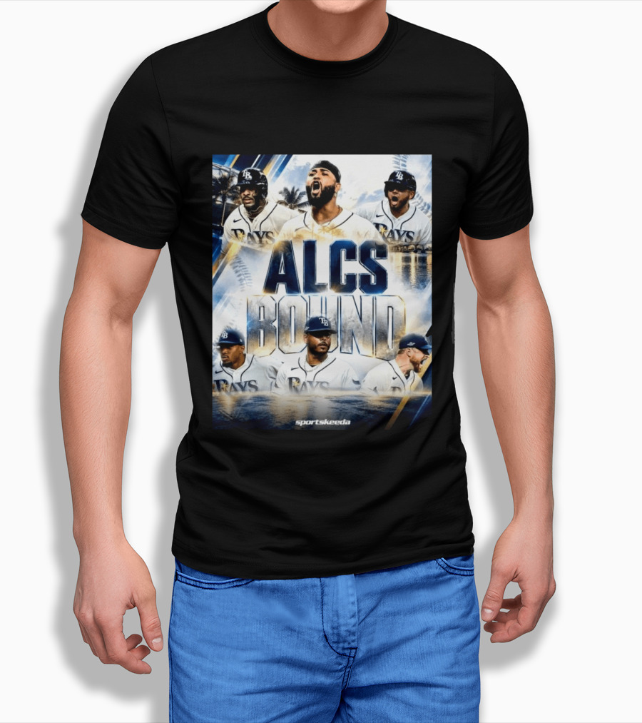 Tampa Bay Rays ALCS Bound Third Time Franchise History T-Shirt