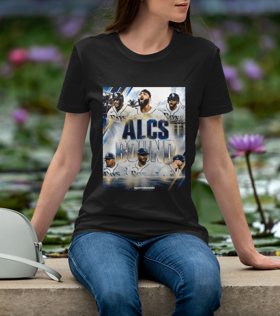 Tampa Bay Rays ALCS Bound Third Time Franchise History T-Shirt