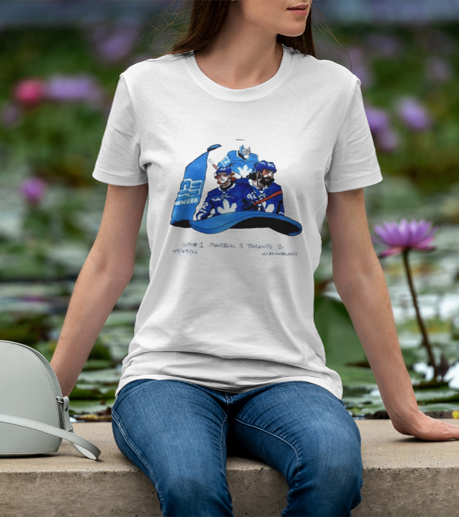 Montreal Vs Toronto Game 1 Hockey NHL New Era T-Shirt