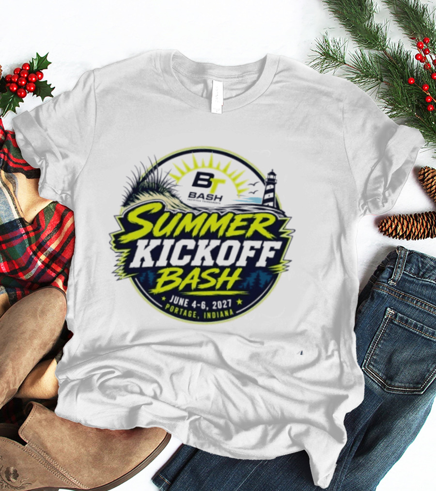 Portage Indiana Summer Kickoff Bash ET Bash Softball Event T-Shirt