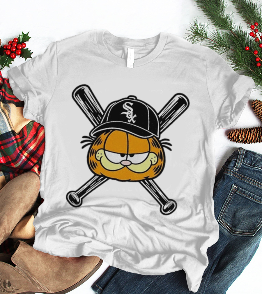 White Sox South Side Garfield Baseball T-Shirt