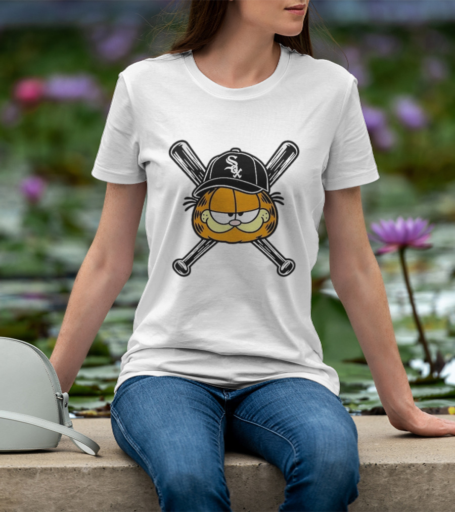 White Sox South Side Garfield Baseball T-Shirt