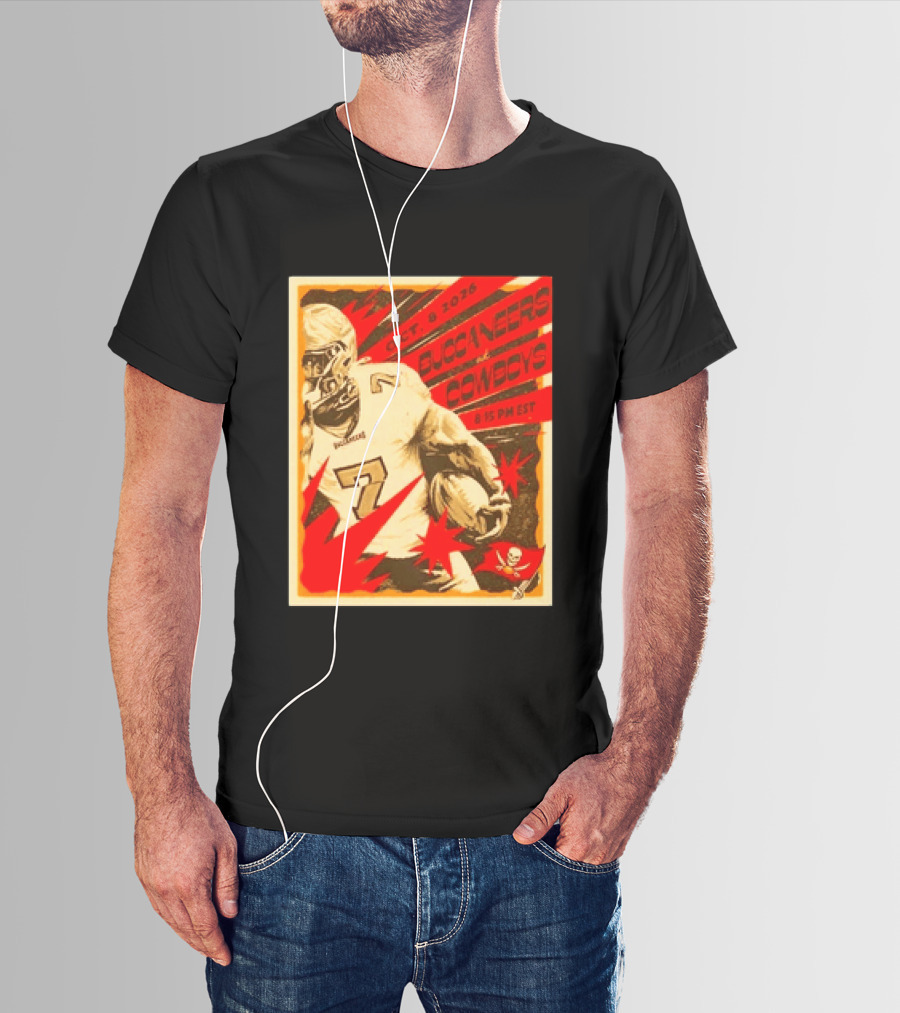 Buccaneers At Cowboys October 8 2026 8:15 PM EST T-Shirt