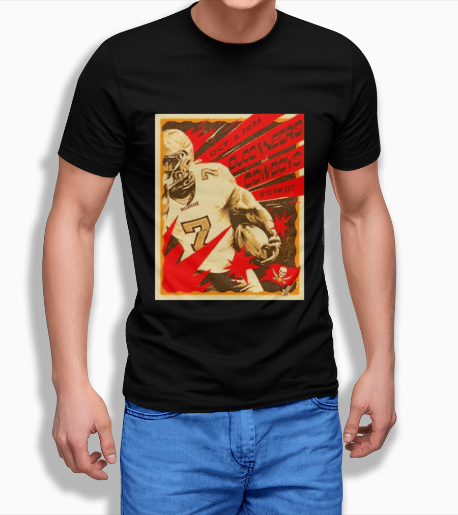 Buccaneers At Cowboys October 8 2026 8:15 PM EST T-Shirt
