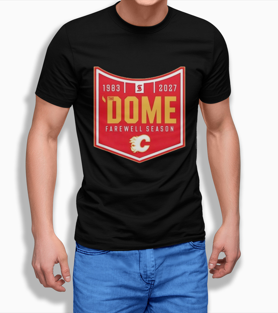 Calgary Flames The Dome Farewell Season 1983 2027 NHL Hockey T-Shirt