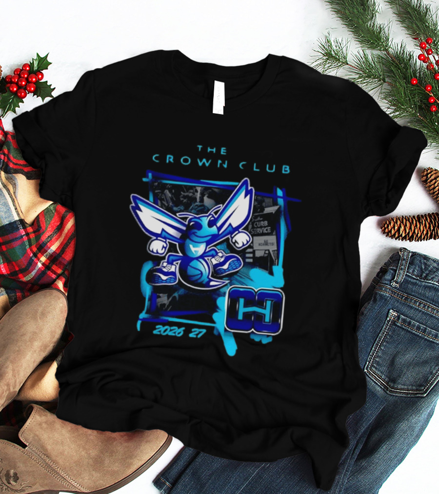 Charlotte Hornets The Crown Club 2026 27 Curb Service HH T-Shirt