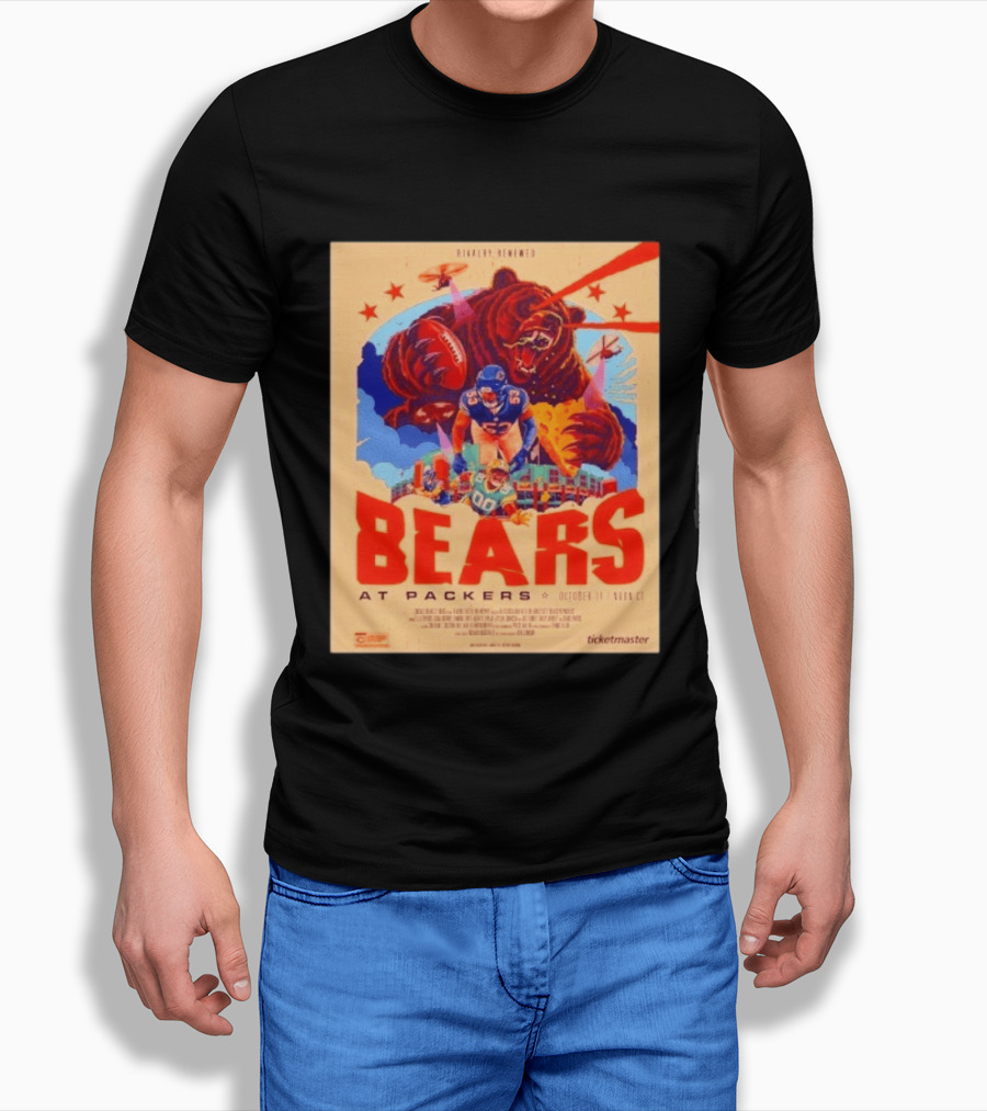 Rivalry Renewed Bears At Packers October 11 Noon CT Ticketmaster T-Shirt
