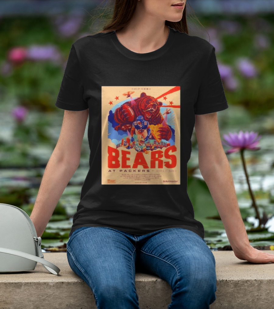 Rivalry Renewed Bears At Packers October 11 Noon CT Ticketmaster T-Shirt
