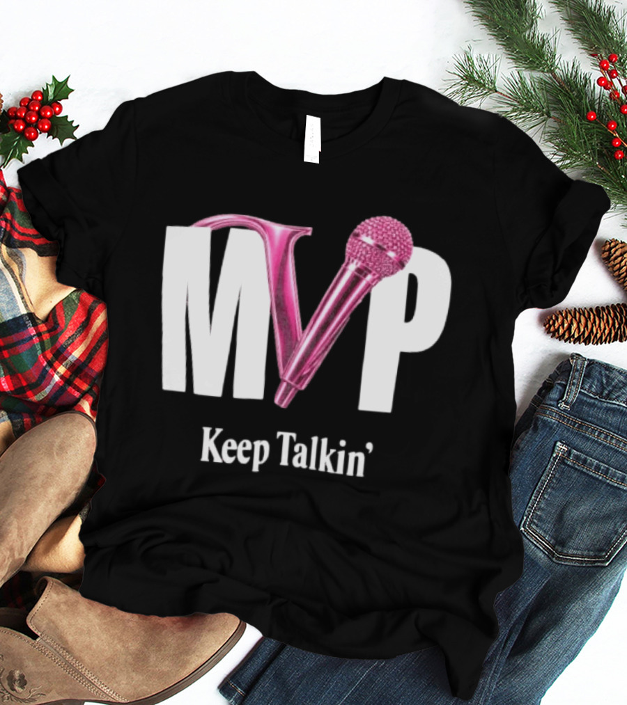 MVP Keep Talkin' Pink Microphone Music Rap T-Shirt
