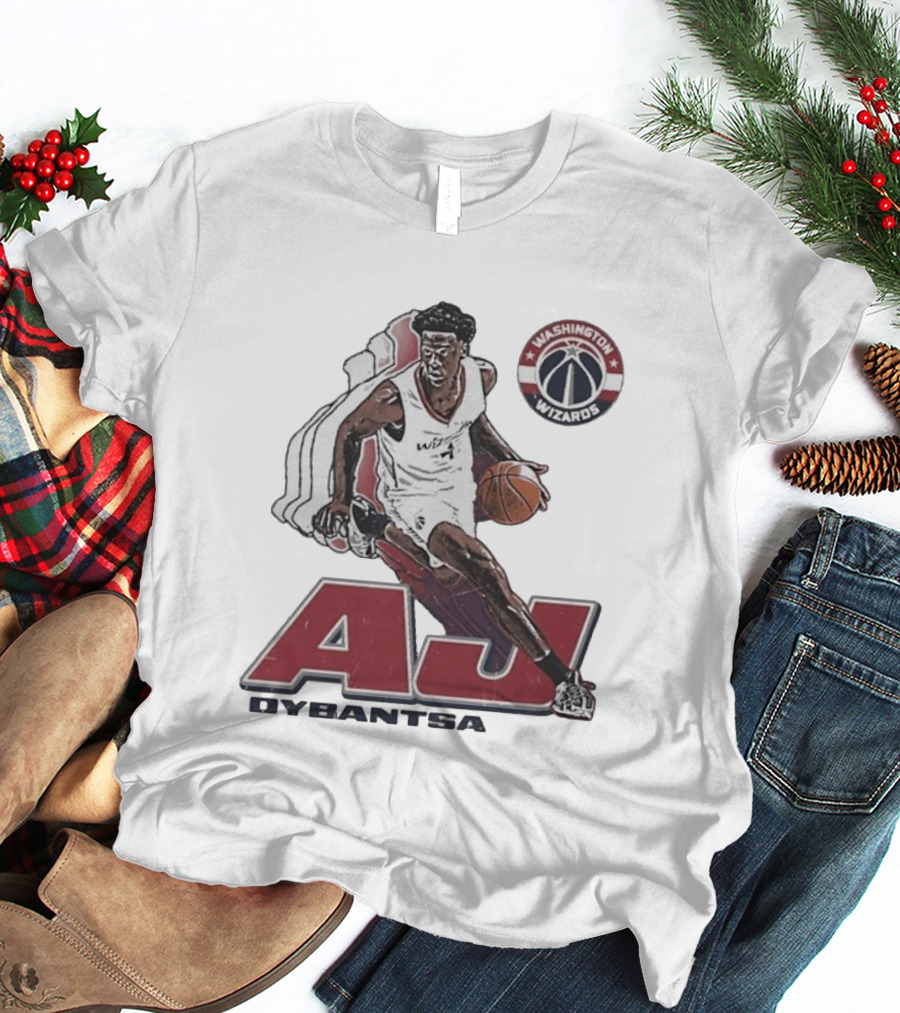 AJ Dybantsa Washington Wizards Basketball Star T-Shirt