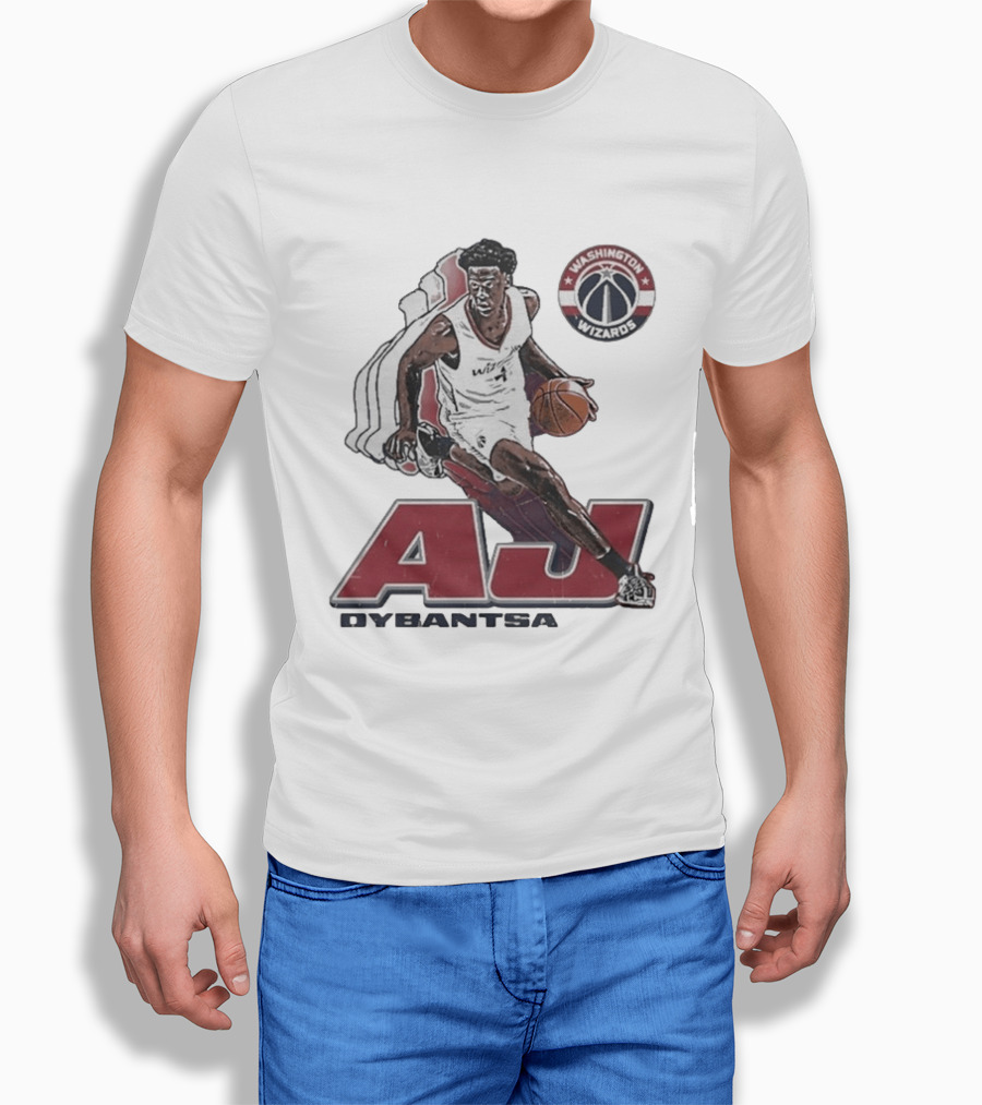 AJ Dybantsa Washington Wizards Basketball Star T-Shirt