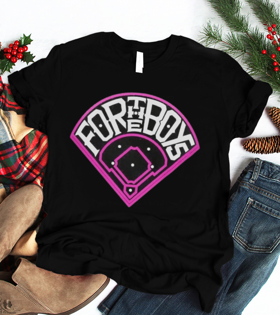 For The Boys Baseball Diamond Sports Field T-Shirt