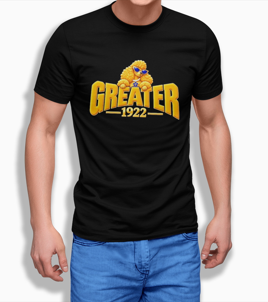 Poodle Sorority Greater 1922 Retro Sunglasses T-Shirt