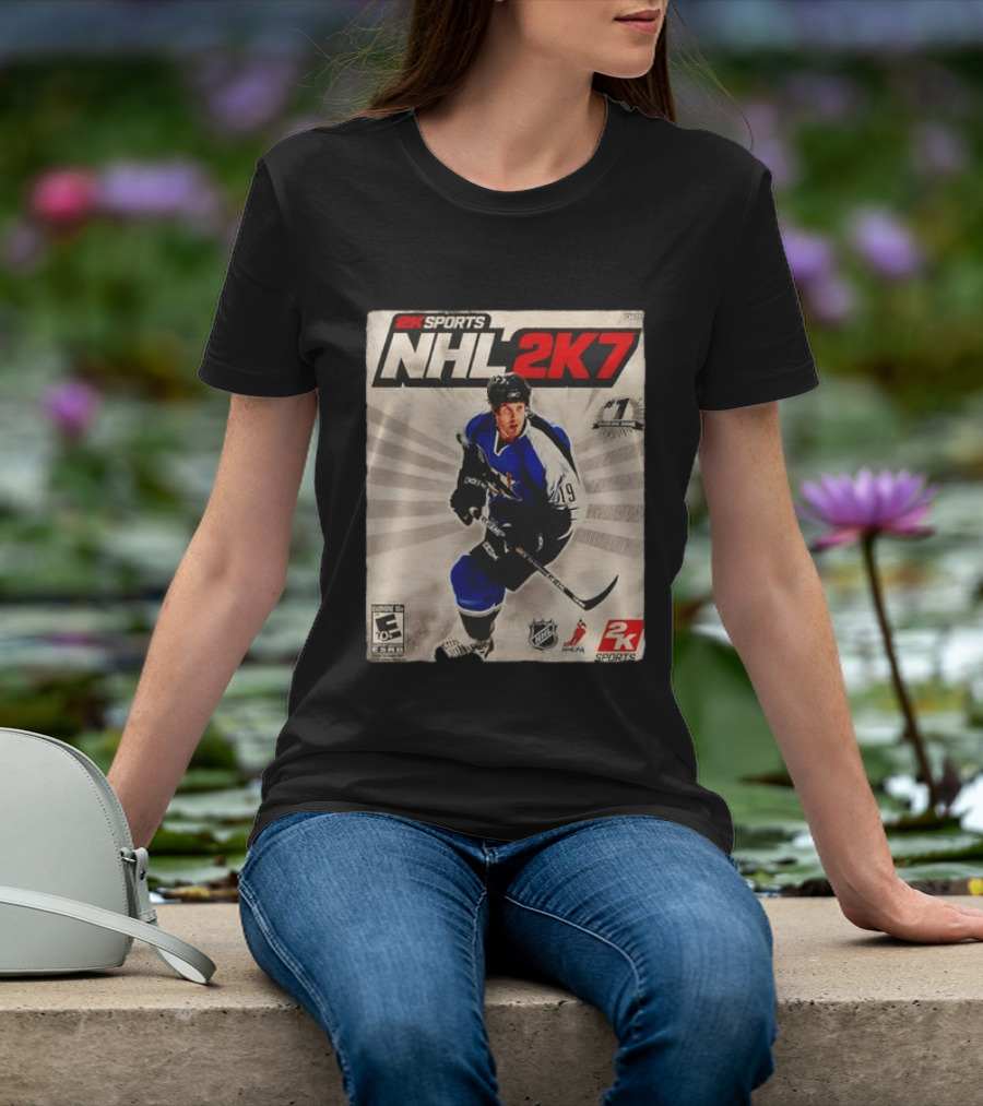 2K Sports NHL 2K7 Joe Thornton 19 Rated Number 1 NHL Game 2007 T-Shirt