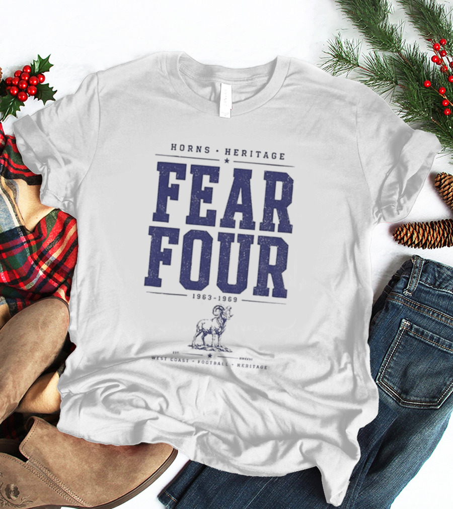 Horns Heritage Fear Four 1963 1969 Lion T-Shirt