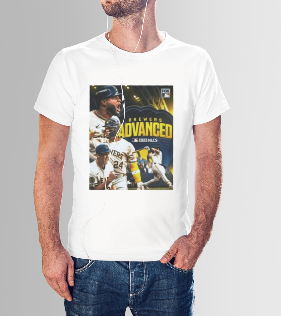 Brewers Advanced 2026 NLCS MLB Fox T-Shirt