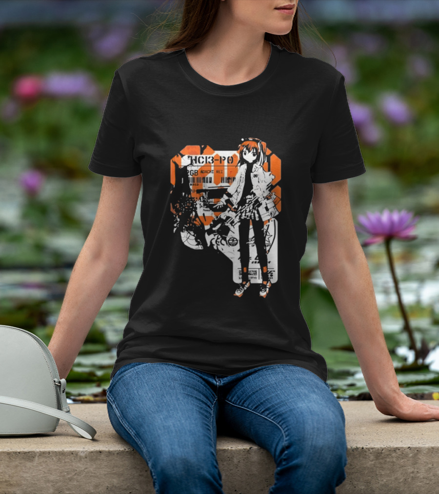 Adachi Rei HC3 PO 32GB Cybernetic Anime T-Shirt