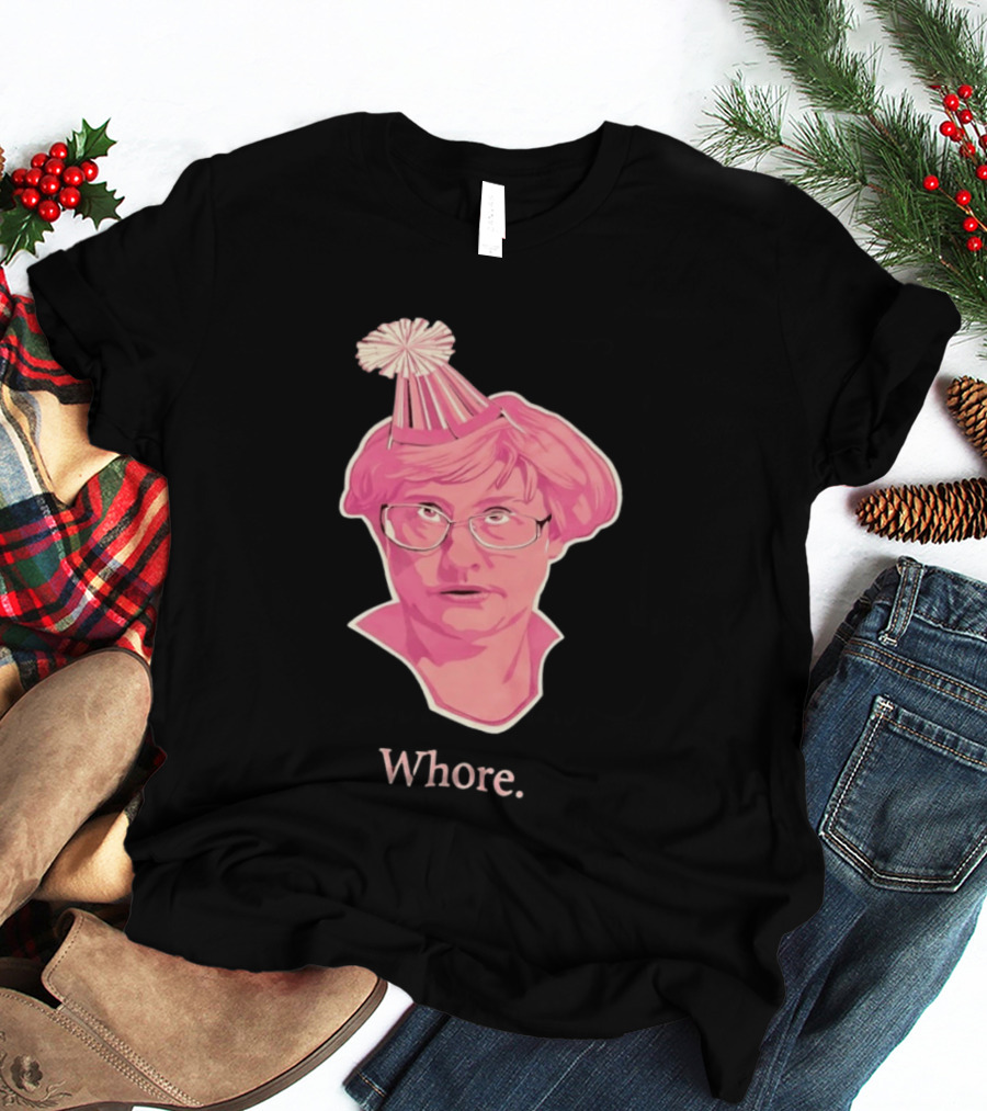 Paula Deen Party Hat Whore Meme Celebrity T-Shirt