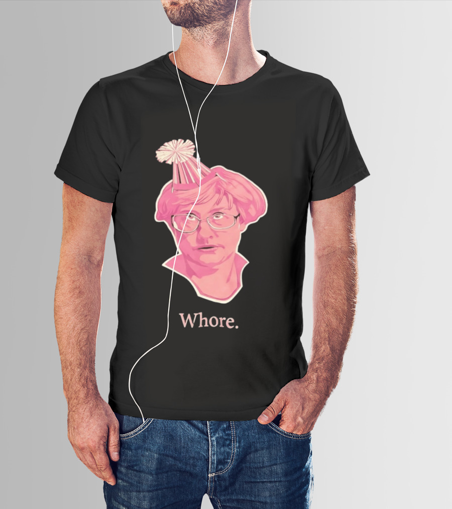 Paula Deen Party Hat Whore Meme Celebrity T-Shirt