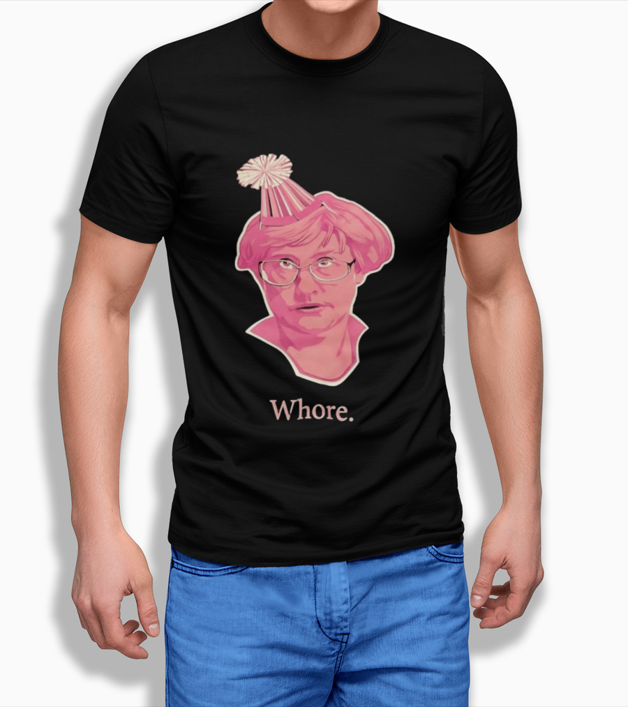 Paula Deen Party Hat Whore Meme Celebrity T-Shirt