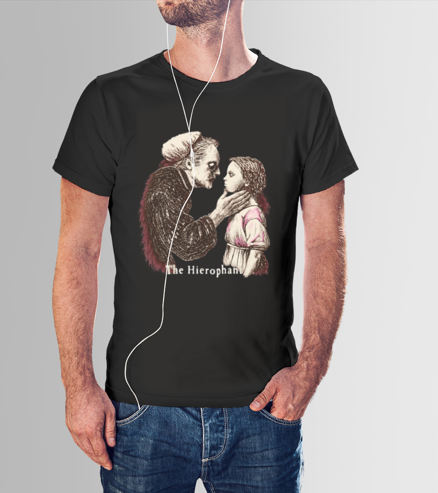 Hierophant Tarot Card Occult Esoteric Divination T-Shirt