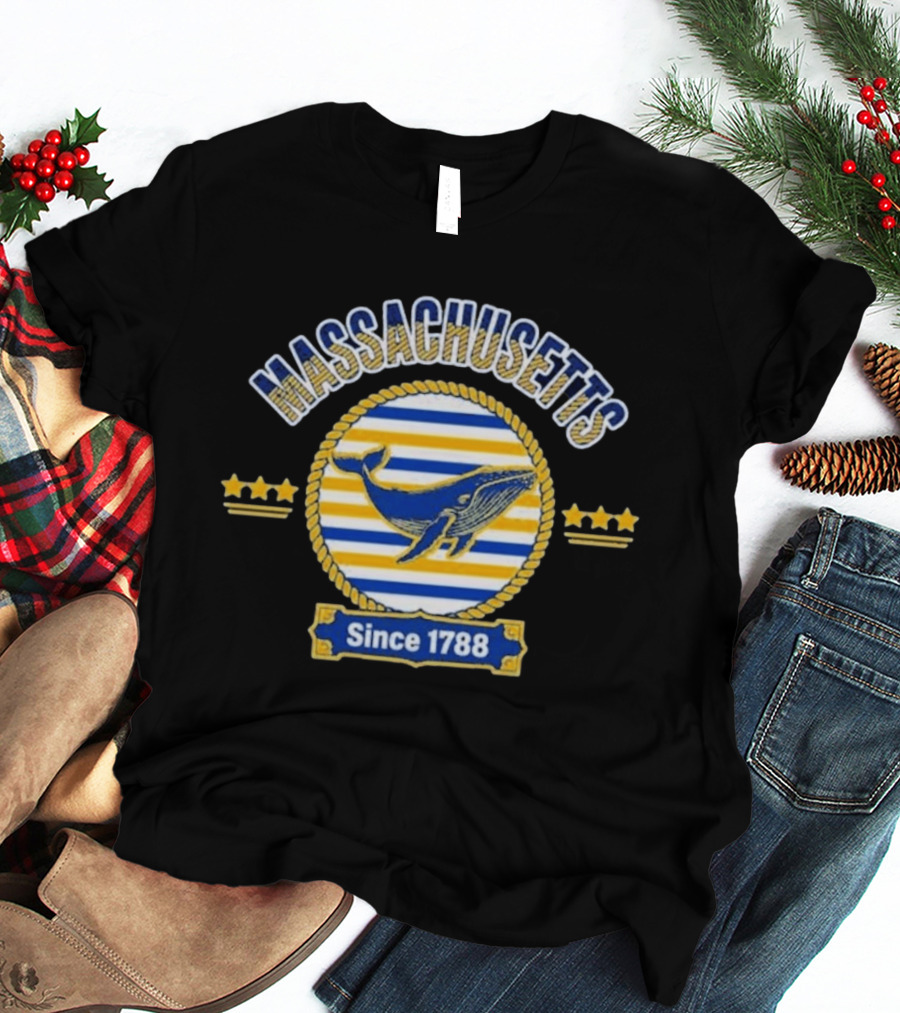 Massachusetts Humpback Whale Emblem Since 1788 T-Shirt
