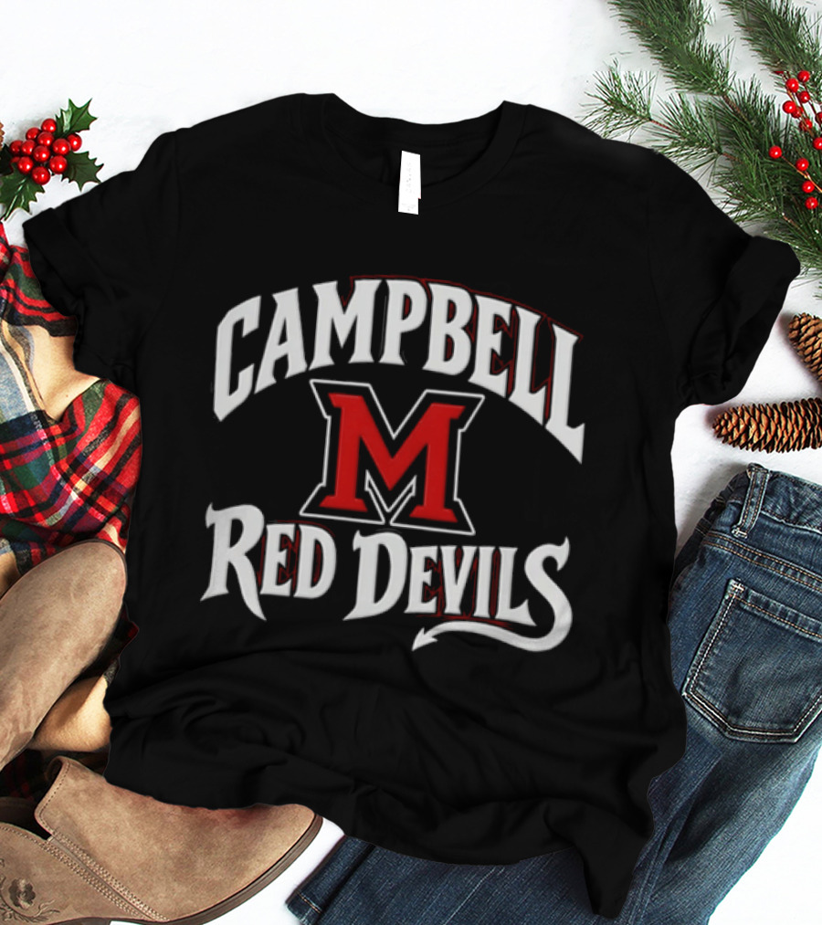 Campbell M Red Devils NCAA T-Shirt