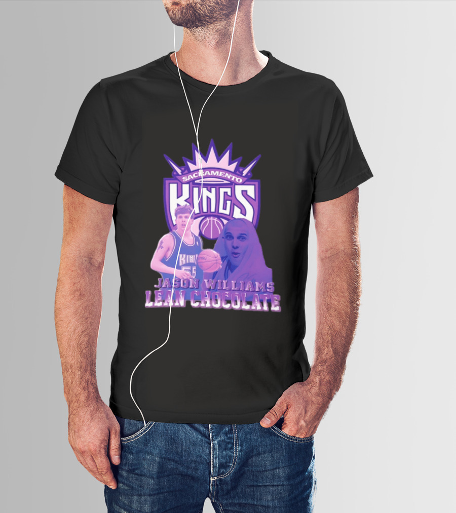 Jason Williams Sacramento Kings NBA Lean Chocolate T-Shirt