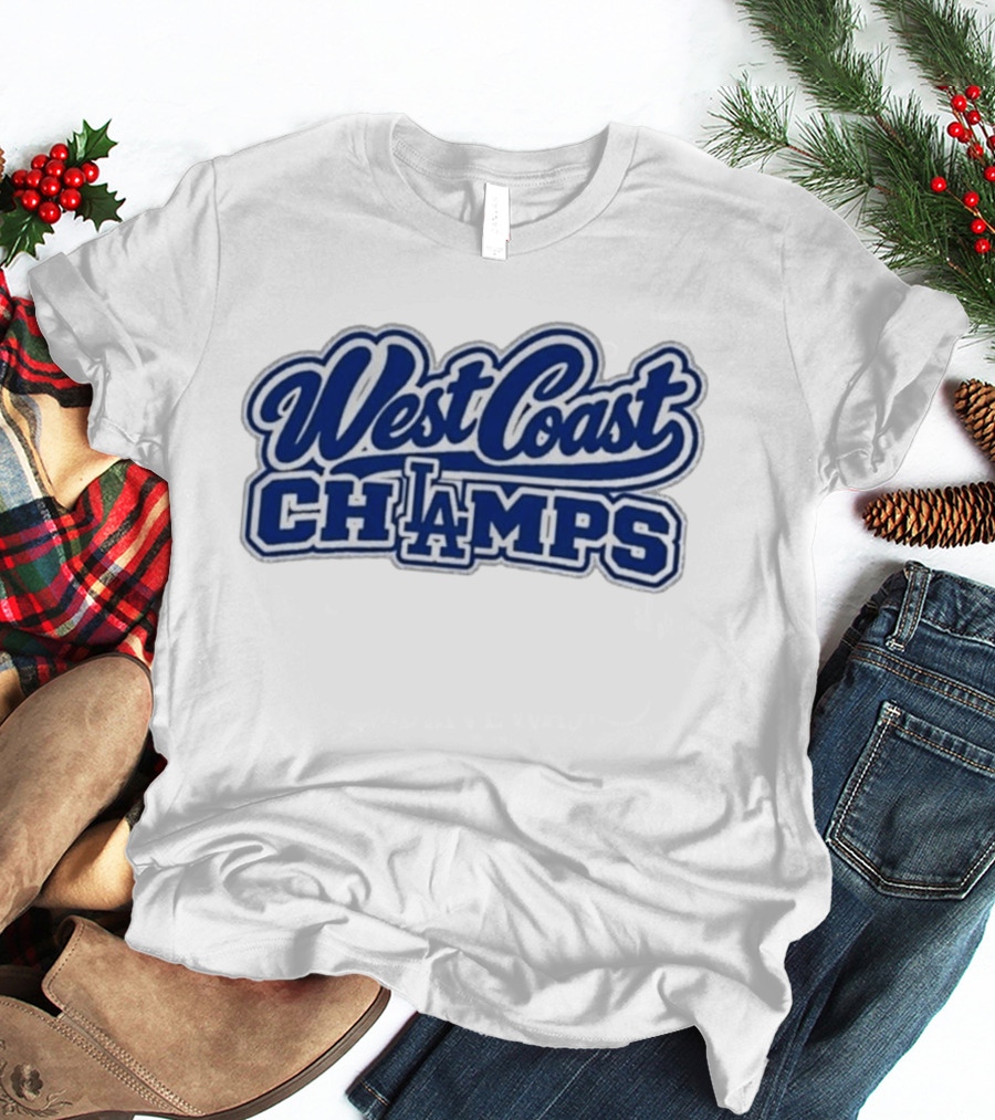 Los Angeles Dodgers West Coast Champs LA MLB T-Shirt