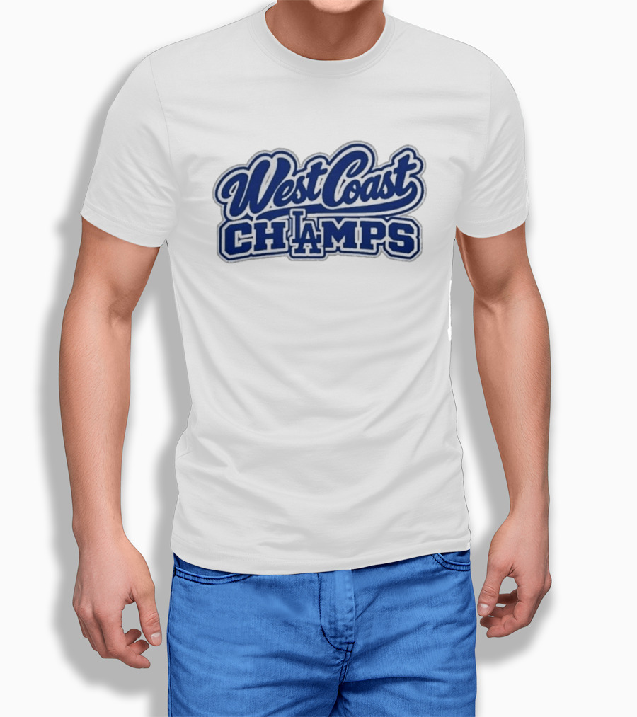 Los Angeles Dodgers West Coast Champs LA MLB T-Shirt