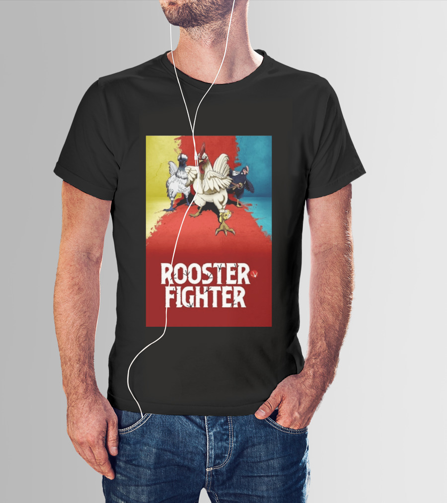 Keiji Rooster Fighter Manga Anime Adventures T-Shirt