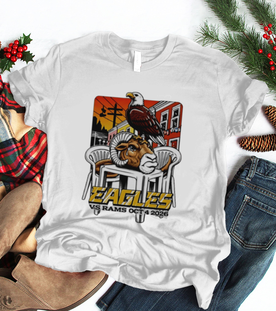 Eagles Vs Rams October 4 2026 Philadelphia Matchup T-Shirt
