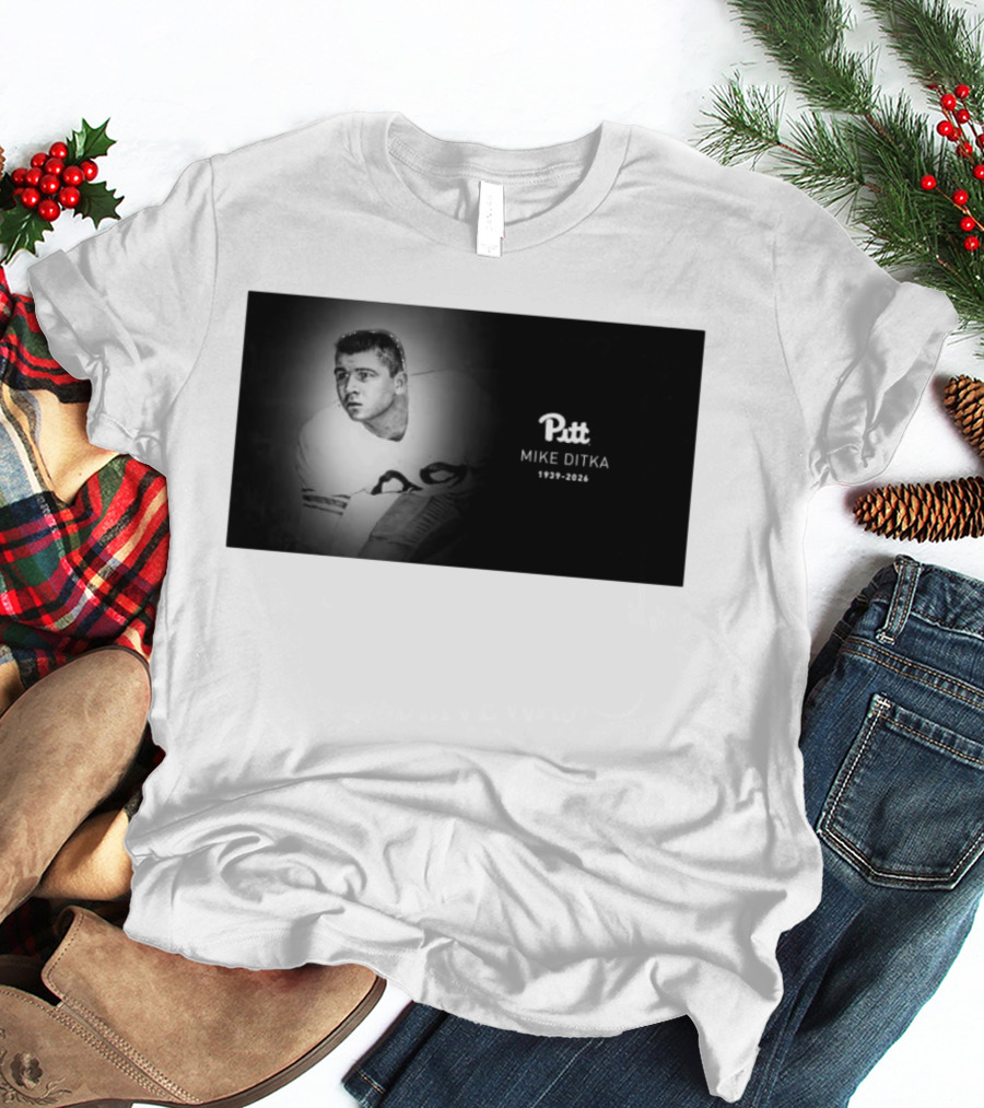 Pitt Remembers Football Icon Mike Ditka 1939 2026 T-Shirt