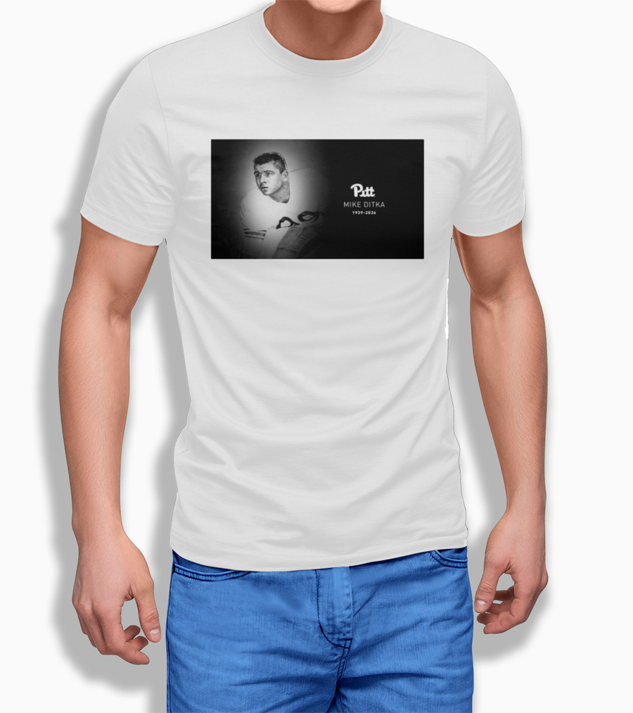 Pitt Remembers Football Icon Mike Ditka 1939 2026 T-Shirt