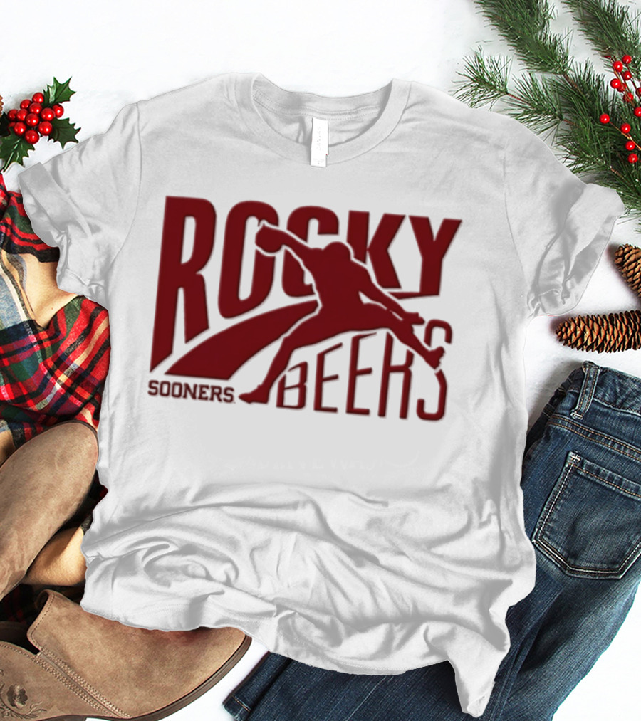 Rocky Beers Sooners Football Oklahoma Fan T-Shirt