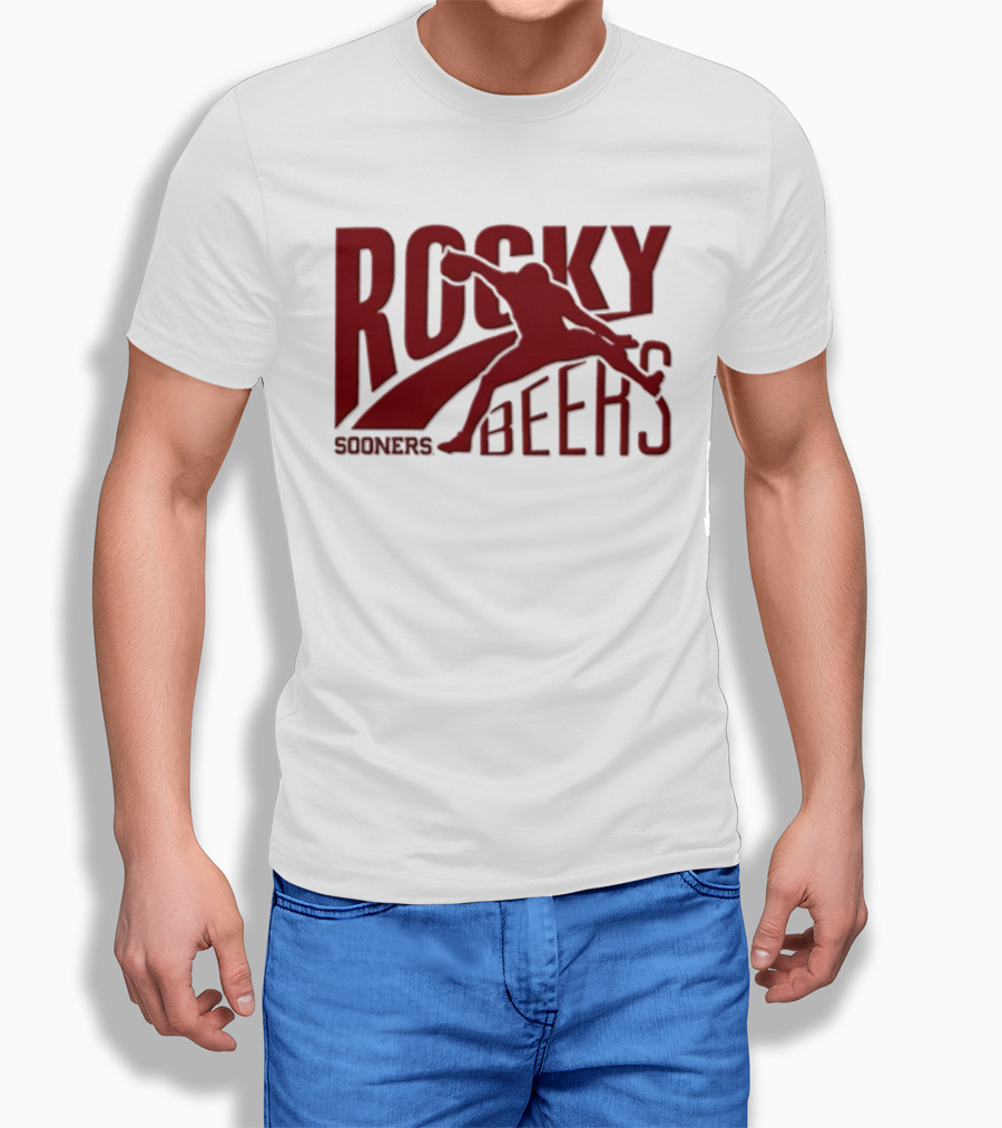 Rocky Beers Sooners Football Oklahoma Fan T-Shirt