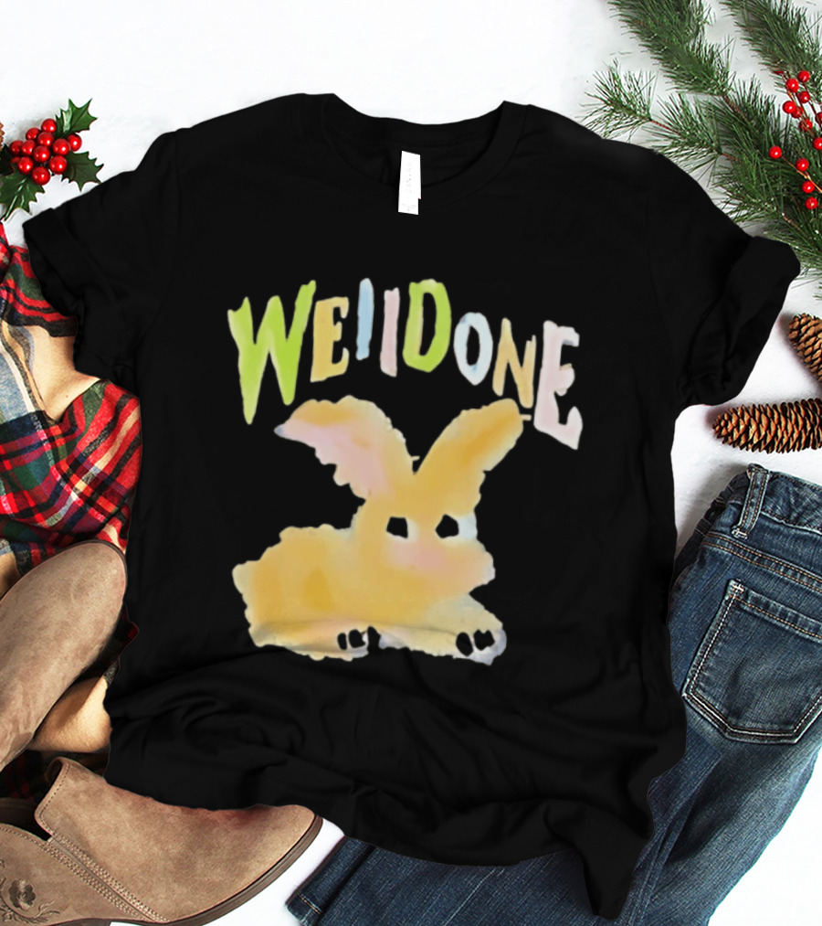 We11done Colorful Bunny Rabbit Fashion Playful Pastel Aesthetic T-Shirt