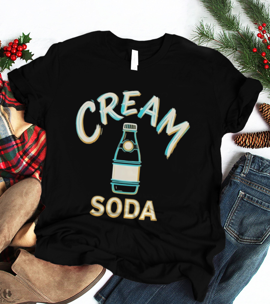 Cream Soda Bottle Drink Beverage T-Shirt