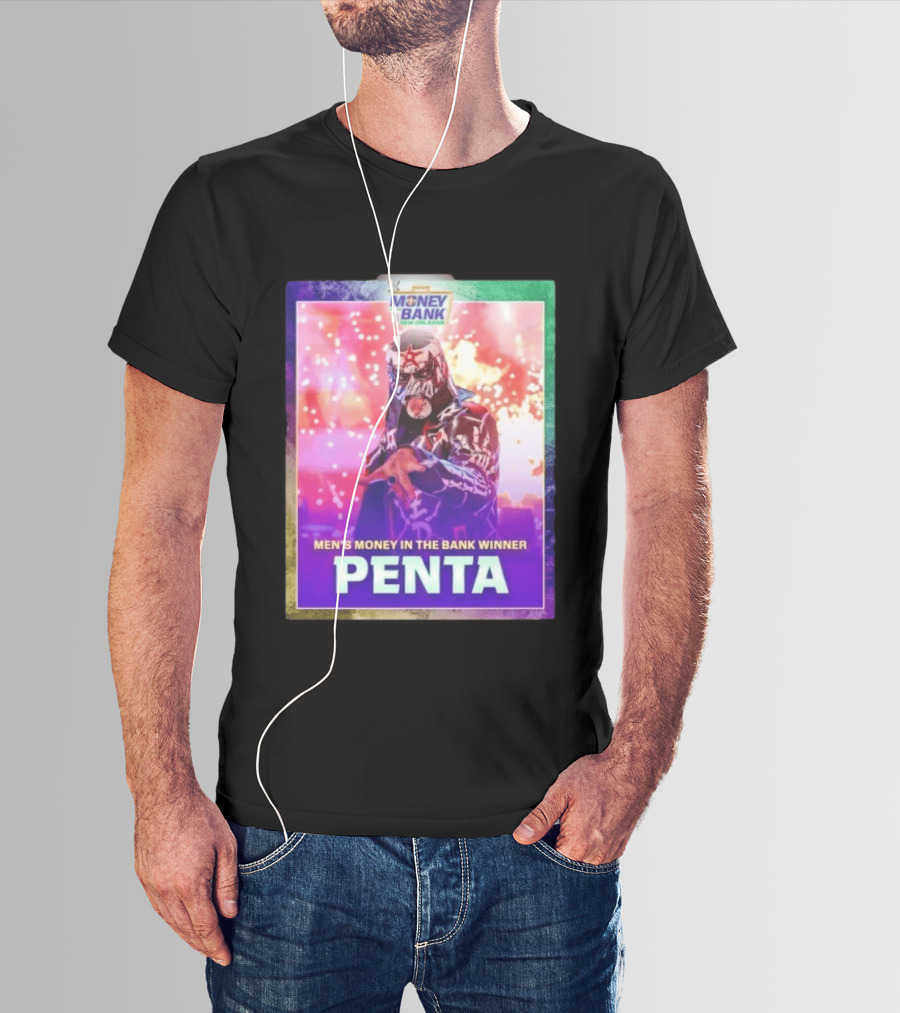 Penta Men's Money In The Bank Winner New Orleans Wrestler T-Shirt
