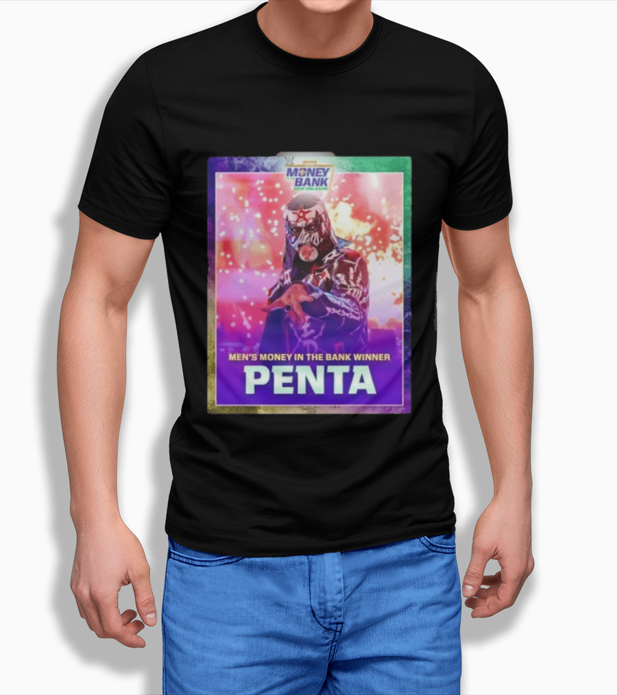 Penta Men's Money In The Bank Winner New Orleans Wrestler T-Shirt