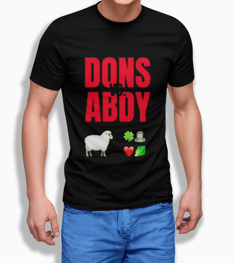 Dons Abdy Sheep Clover Zombie Heart Lettuce T-Shirt