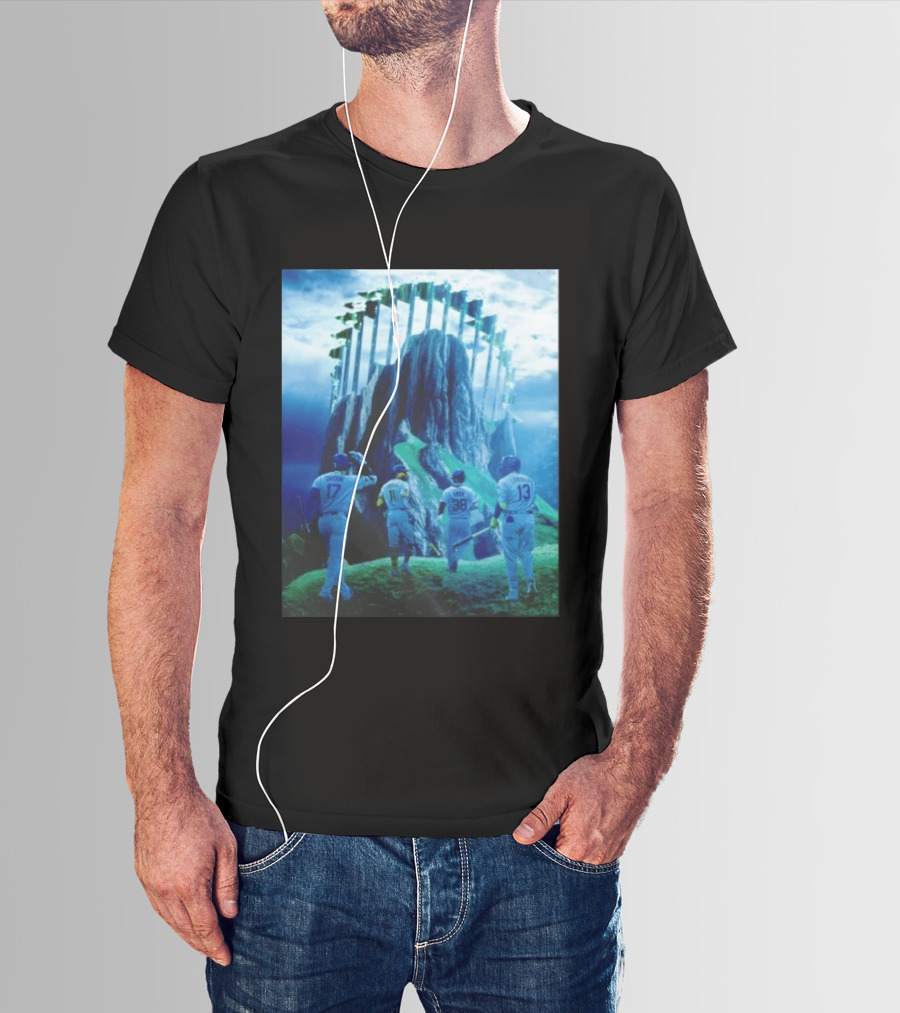 Shohei Ohtani Jackson Chourio Steven Kwan Junior Caminero MLB Fantasy Field Adventure T-Shirt